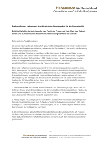 Hebammen f&uuml;r Deutschland - Was die Massenmedien verschweigen