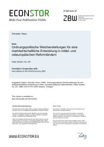 und osteuropäischen Reformländern