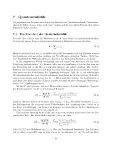 7 Quantenstatistik