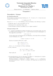 Technische Universität München Mathematik für