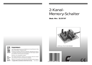 2-Kanal- Memory-Schalter