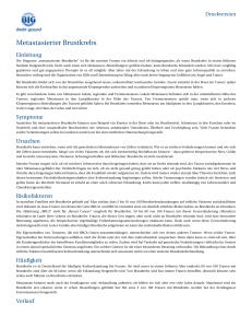 Metastasierter Brustkrebs