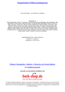 Siegenthalers Differenzialdiagnose - ReadingSample - Beck-Shop