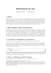 Build-Systeme für Java
