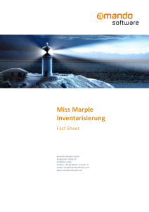 Miss Marple Inventarisierung