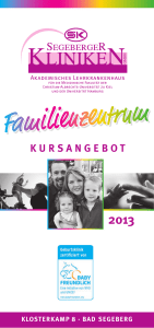 Kurse 2013 - Segeberger Kliniken