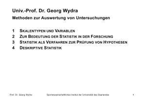 Univ.-Prof. Dr. Georg Wydra