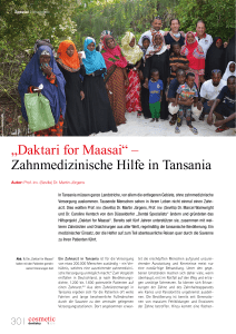 „Daktari for Maasai“ – Zahnmedizinische Hilfe in