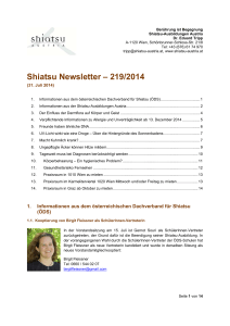 Shiatsu Newsletter – 219/2014