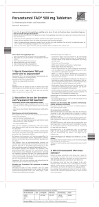 Paracetamol TAD® 500 mg Tabletten