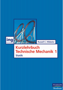 Kurzlehrbuch Technische Mechanik I - Statik