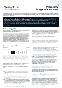 Wesentliche Anlegerinformationen - fund