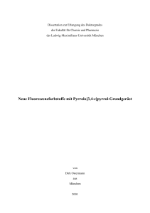 pyrrol-Grundgerüst - Elektronische Hochschulschriften der LMU