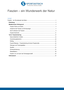 Faszien – ein Wunderwerk der Natur
