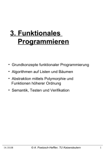 3. Funktionales Programmieren