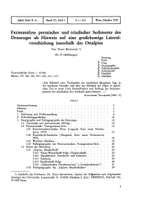 Faziesanalyse permischer und triadischer Sedimente des