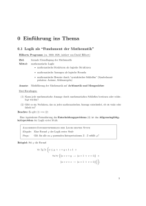 0 Einführung ins Thema