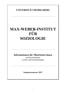 KVV SoSe 2017 - Max-Weber-Institut für Soziologie