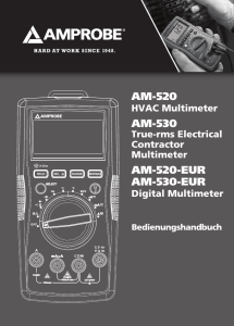 AM-520 AM-530 AM-520-EUR AM-530-EUR