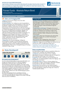 Pioneer Funds - Absolute Return Bond