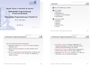 Nebenläufige Programmierung