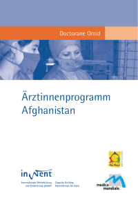 Ärztinnenprogramm Afghanistan