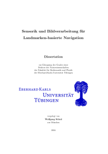 Sensorik und Bildverarbeitung für Landmarken