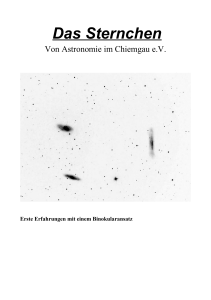 Das Sternchen - Astronomie im Chiemgau eV