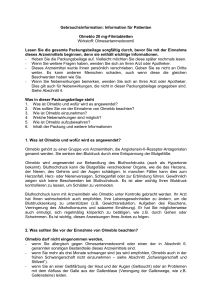 Gebrauchsinformation: Information für Patienten Olmeblo 20 mg