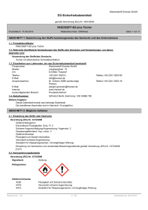 EG-Sicherheitsdatenblatt