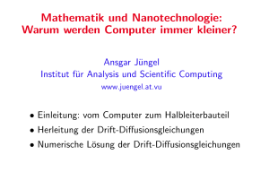 Mathematik und Nanotechnologie: Warum werden Computer