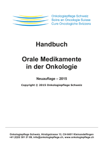 Handbuch Orale Medikamente in der Onkologie