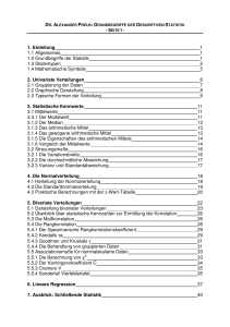 Statistische Grundbegriffe