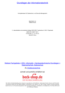 Grundlagen der Informationstechnik - ReadingSample - Beck-Shop