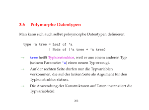 3.6 Polymorphe Datentypen