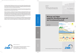 Wirkungen und Folgen möglicher Klimaänderungen auf den