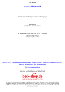 Vorkurs Mathematik - ReadingSample - Beck-Shop