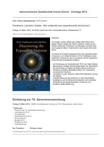 Astronomische Gesellschaft Urania Zürich