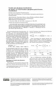Tetrathio-spiro-phosphonia-tetrachloroborate Die Struktur von 1.4