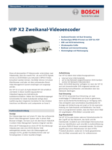 VIP X2 Zweikanal-Videoencoder