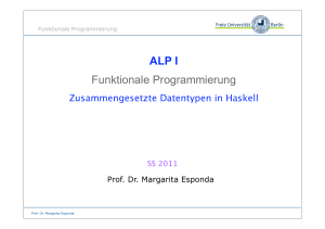 ALP I Funktionale Programmierung