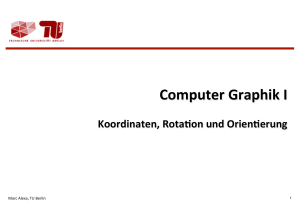 Computer Graphik I