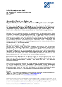 Info Mundgesundheit - Bayerische Landeszahnärztekammer