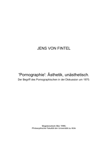 Pornographie - Jens von Fintel