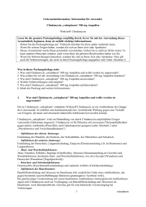 Information für Anwender Clindamycin „ratiopharm“ 300 mg