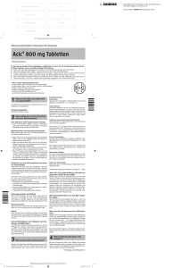 Acic® 800 mg Tabletten - Shop