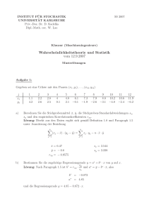 Wahrscheinlichkeitstheorie und Statistik vom 12.9.2007