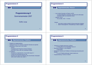 Programmierung II Sommersemester 2007 - fbi.h