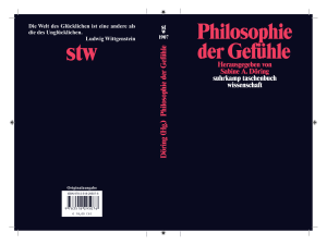 Philosophie der Gefühle