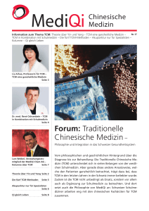 Forum: Traditionelle Chinesische Medizin